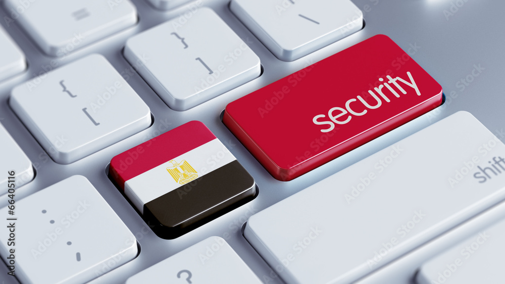 Fototapeta premium Egypt Security Concept