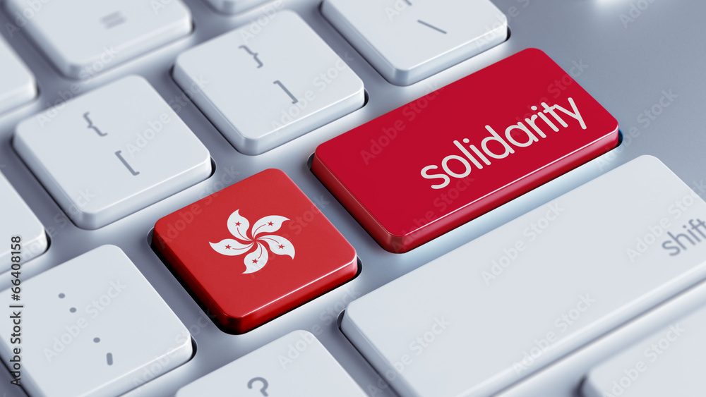 Fototapeta premium Hong Kong Solidarity Concept