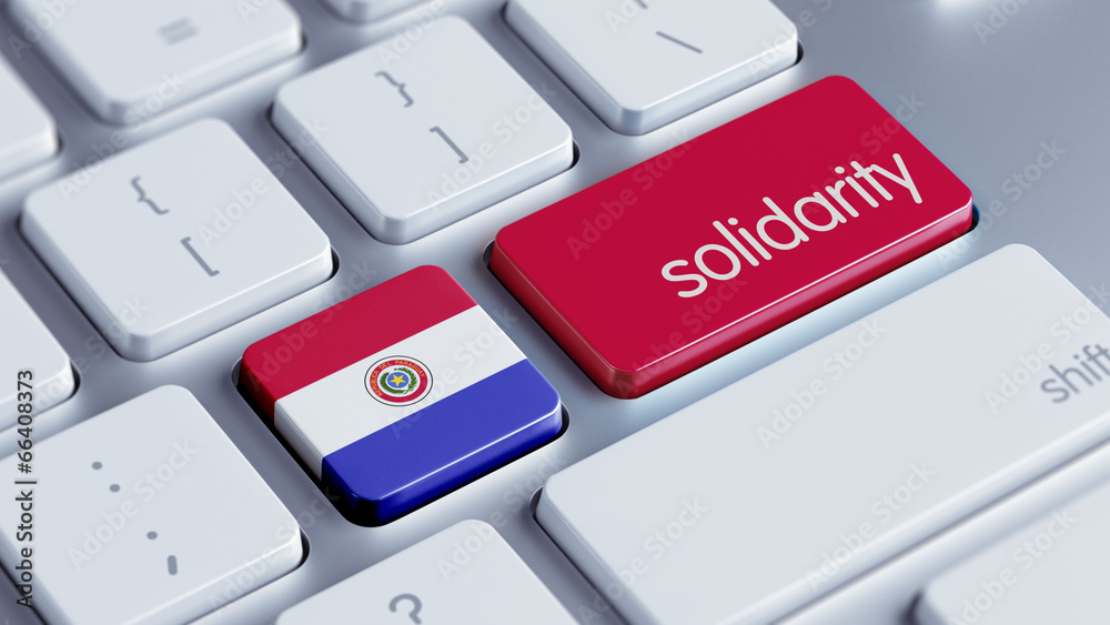 Fototapeta premium Paraguay Solidarity Concept