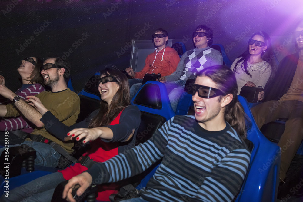 Obraz premium Watching 5D cmovie