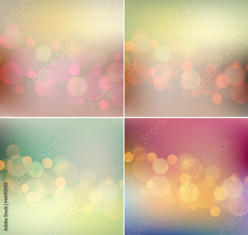 Vector soft  light blurred background retro color