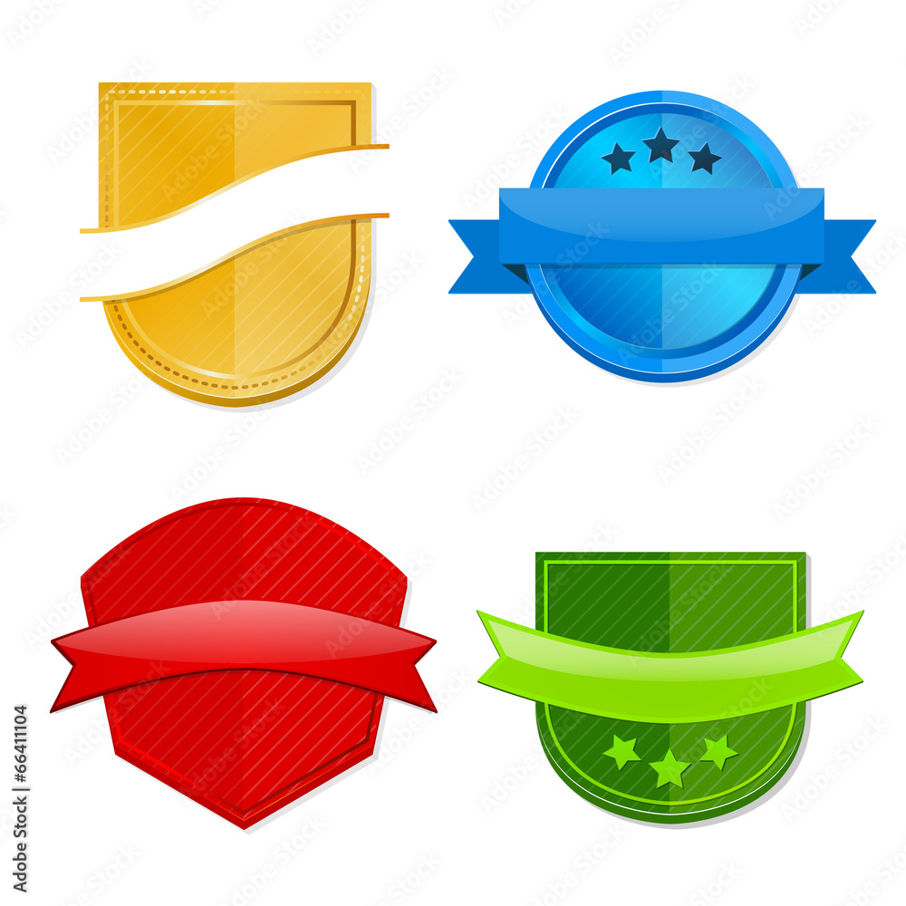 Blank template badges Blank template badges