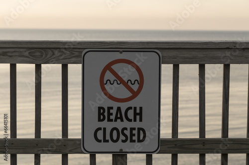 Beach Closed