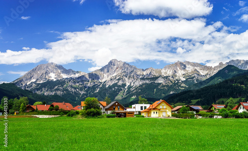 Mountains of  Shtiria  Austria  at summer