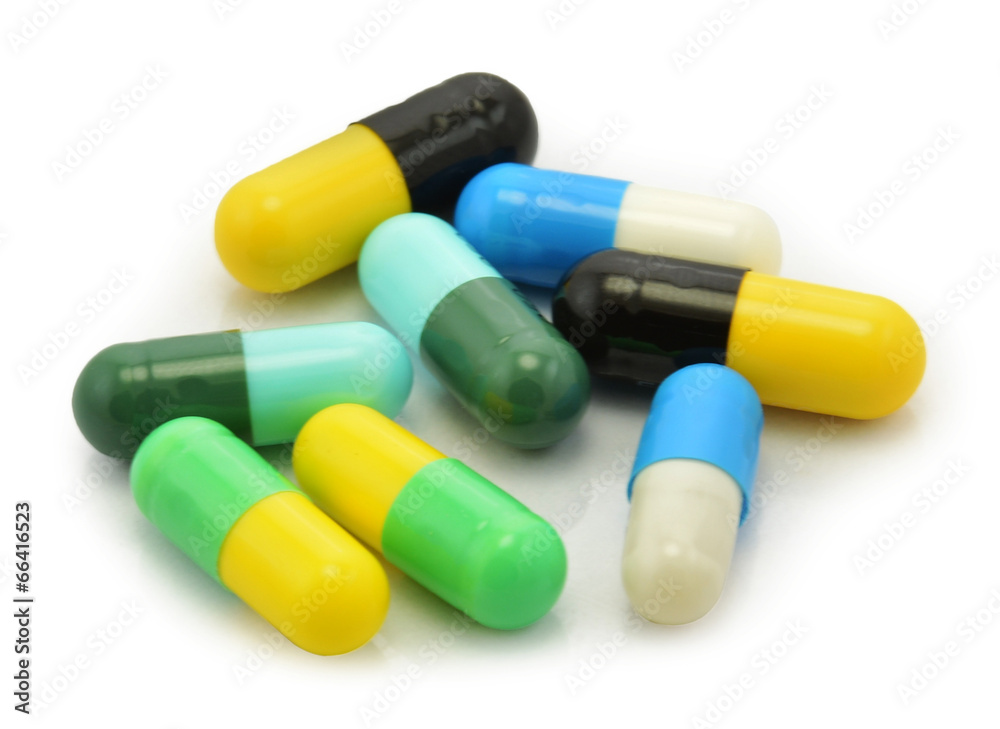 diferent capsule drugs
