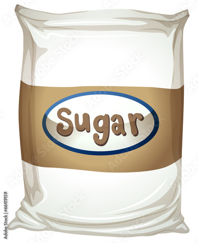 A packet of sugar