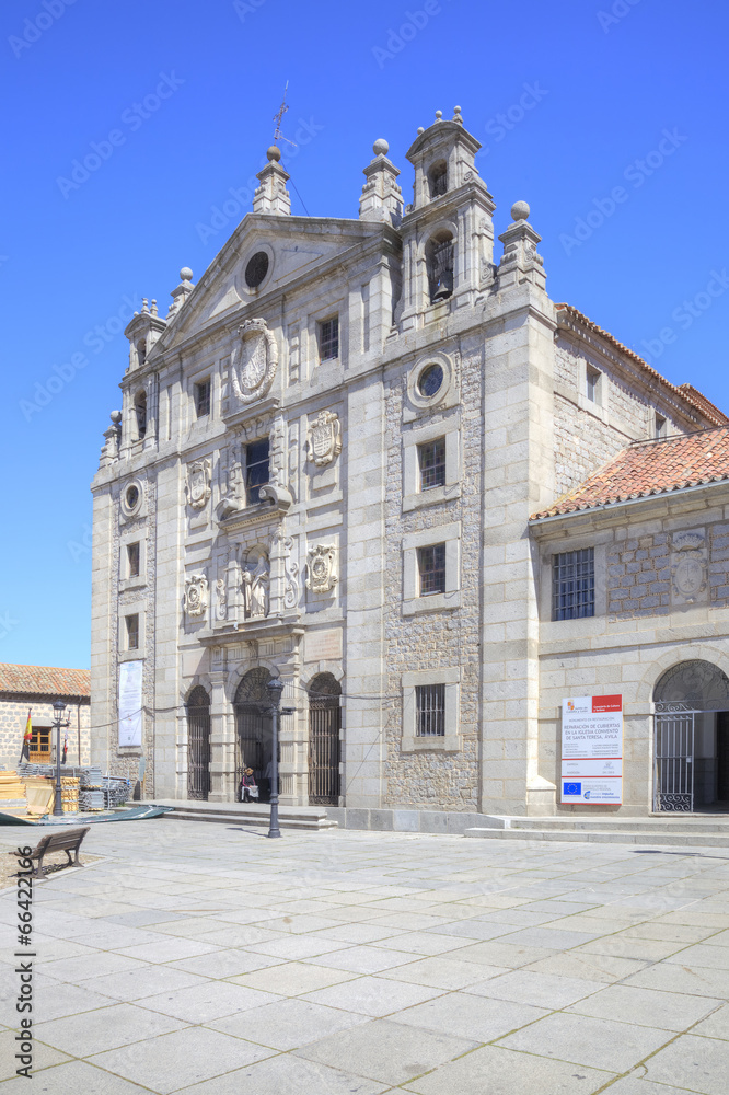 City Avila, monastery of Saint Teresa