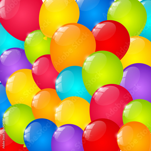 Color balloons background for Your design