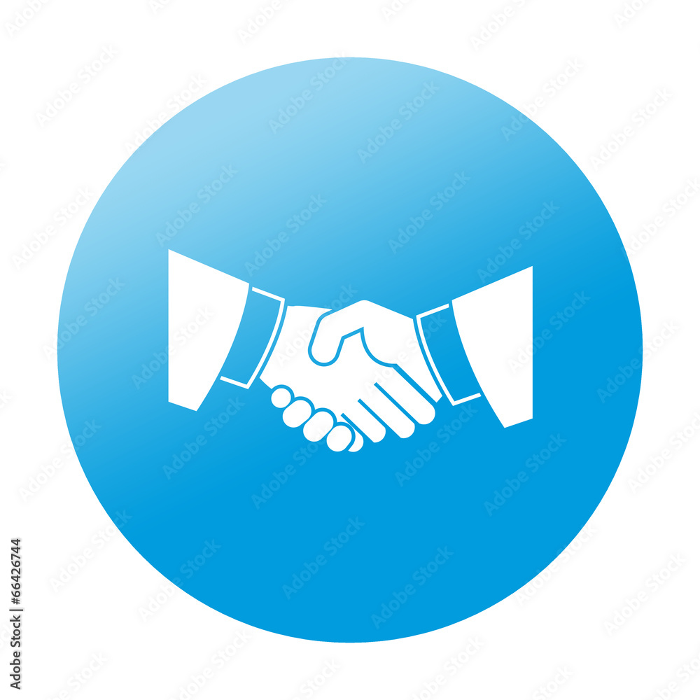 Etiqueta redonda saludo