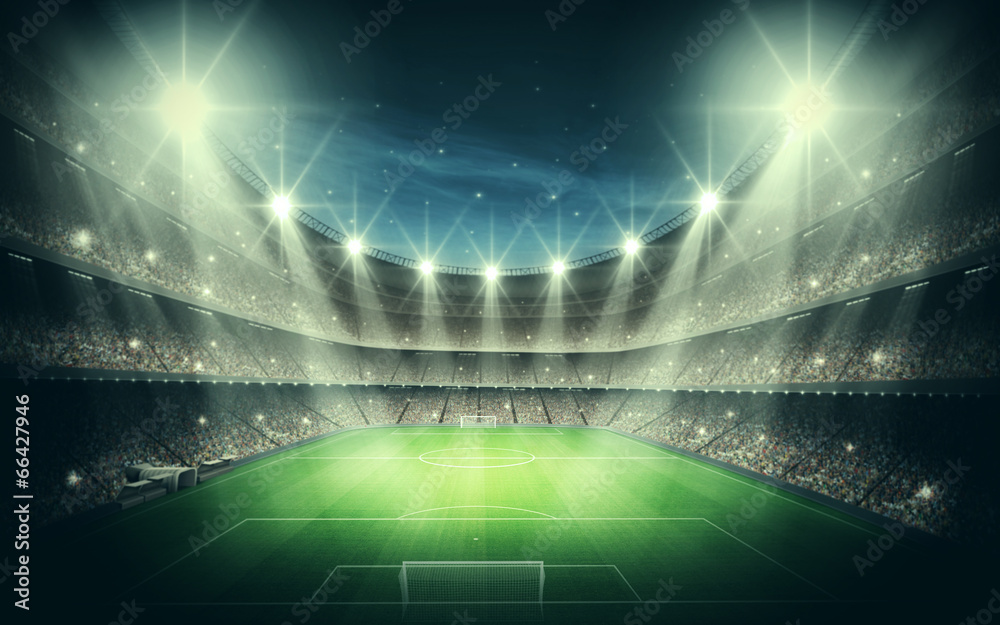 Obraz premium Światło stadionu