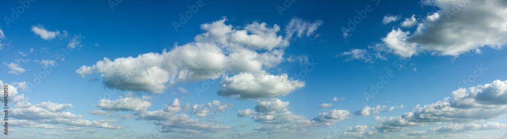 Panoramic composition photo of beautiful cloudy sky Panoramic composition photo of beautiful cloudy sky