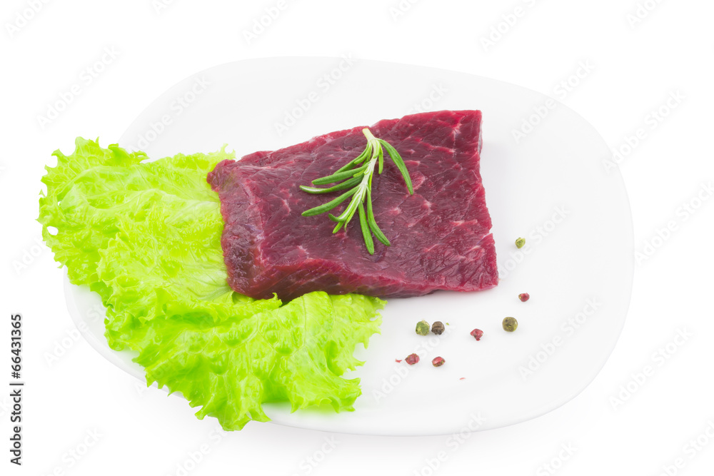 Fototapeta premium Beef steak on a plate