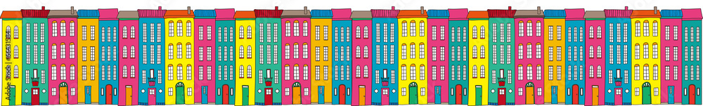 It is an illustration of cityscape landscape.