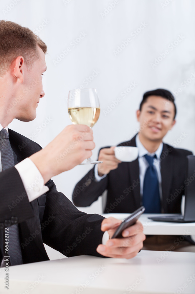 Toast in the office Toast in the office