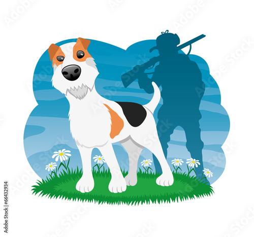 Cute dog.