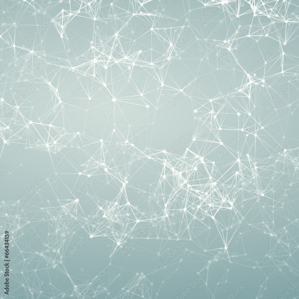 Magic silver abstract background. Connecting dots Magic silver abstract background. Connecting dots