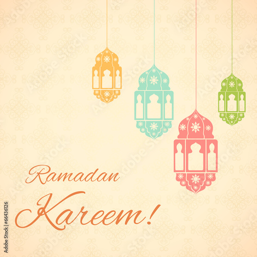 Ramadan Kareem ( Greetings for Ramadan) background