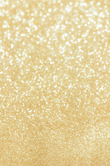 defocused abstract golden lights background