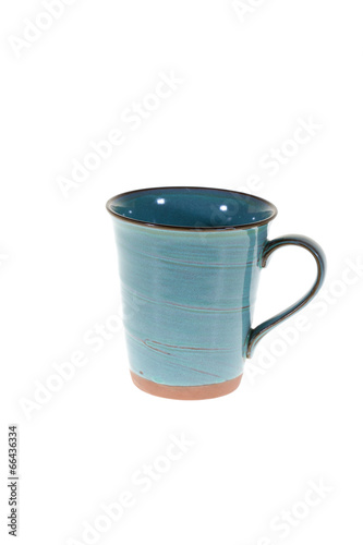 mug cups on white background