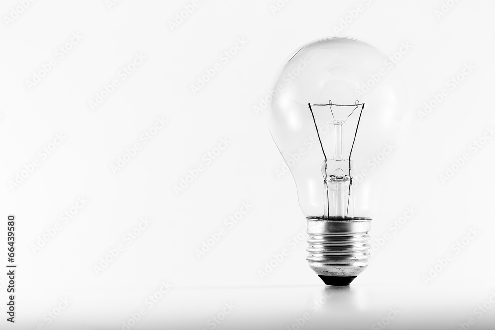 Light bulb isolated on white Light bulb isolated on white