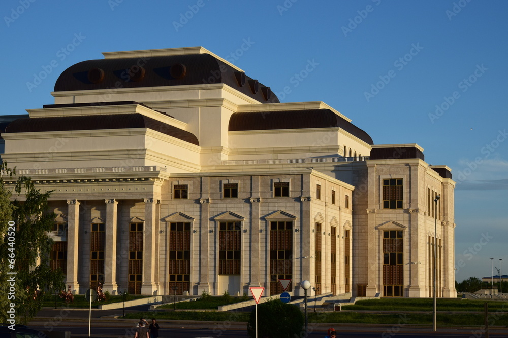 Part of the New Opera Building in Astana, Kazakhstan