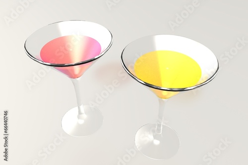 Twee cocktails photo