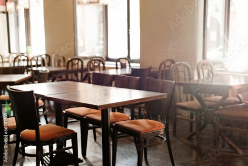 Interior of a traditional hungarian restaurant