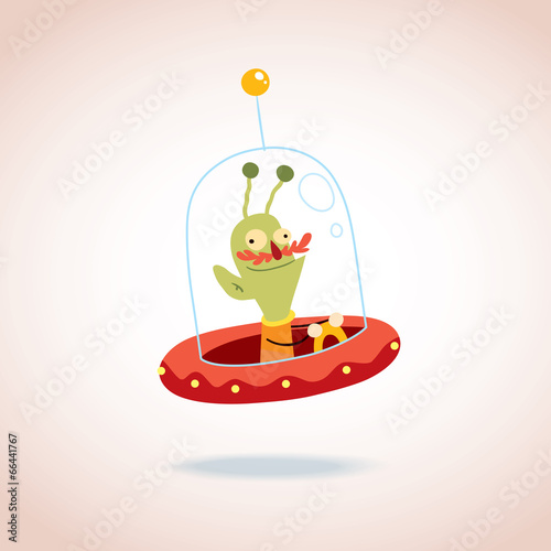 Cartoon alien character