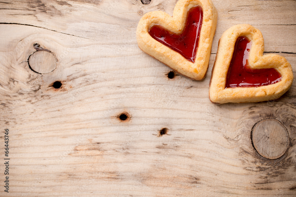 Heart cookies. Heart cookies.