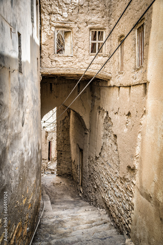 Narrow alley Birkat al mud photo