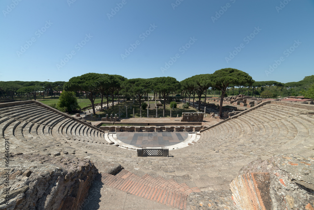 Theater in Ostia Antica