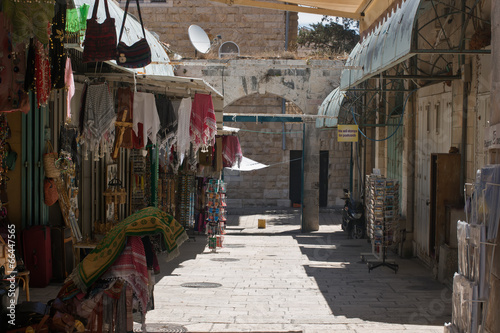 ISRAEL, JERUSALEM - MAY 2014: Bazaar in old city © Lapidus
