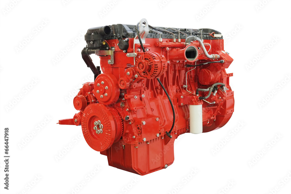 Naklejka premium The image of an engine