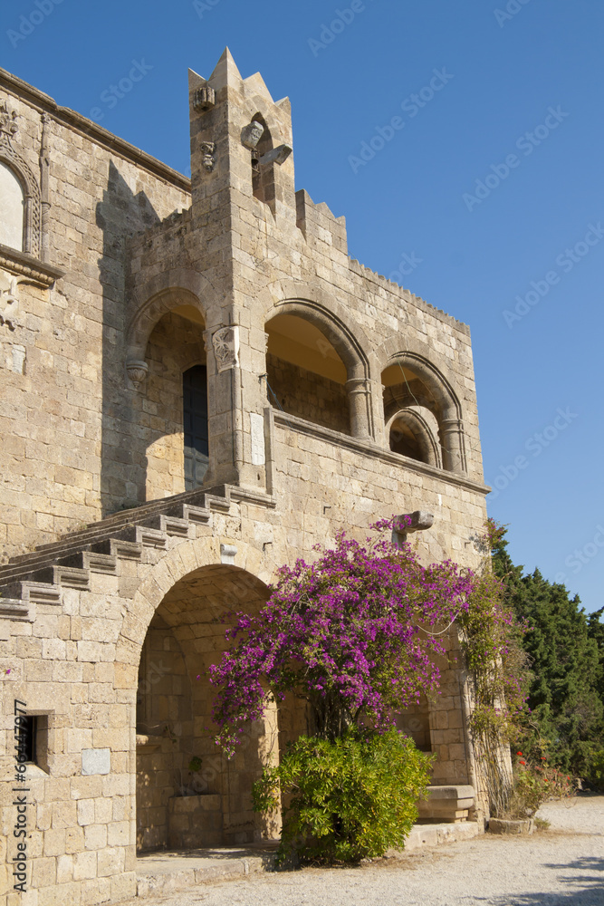 Ancient fortification on Rhodes island, Greece