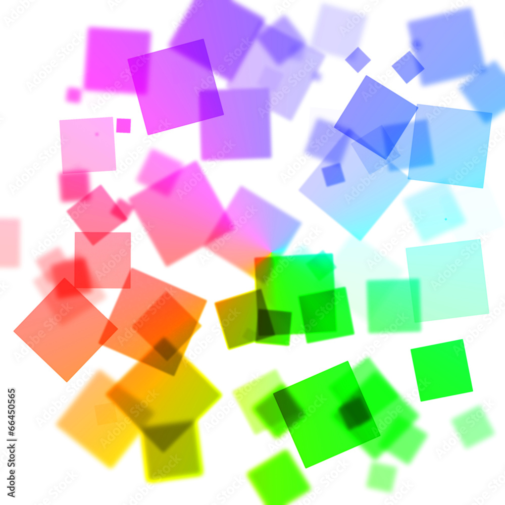 colorful square bokeh on white bakcground colorful square bokeh on white bakcground