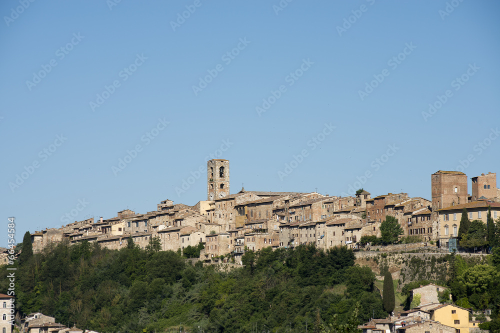 Cityscape of Colle Valdelsa (Tuscany) 