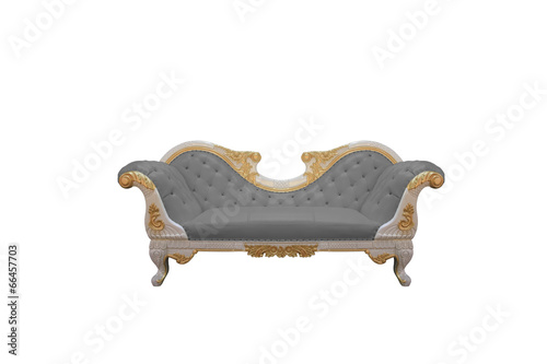 vintage style of interior decoration the leather sofa