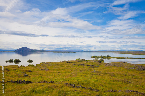 beautiful vibrant summer landscape of famous place tourist icela