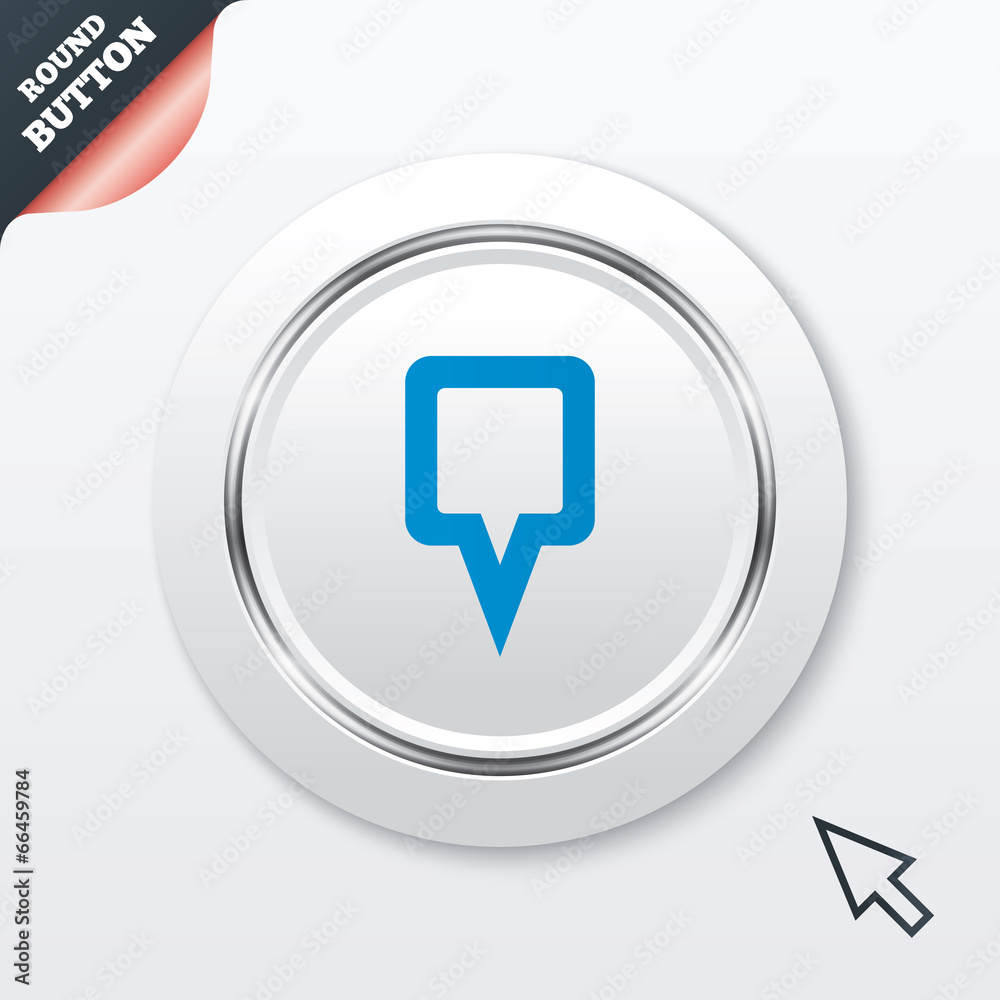 Map pointer sign icon. Marker symbol. Map pointer sign icon. Marker symbol.