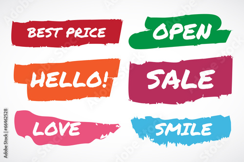 Vector marker skribble design elements