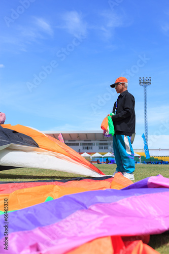 Pattani - MARCH 9- Many Fantasy kites in the International Kite