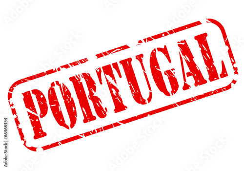 Portugal red stamp text