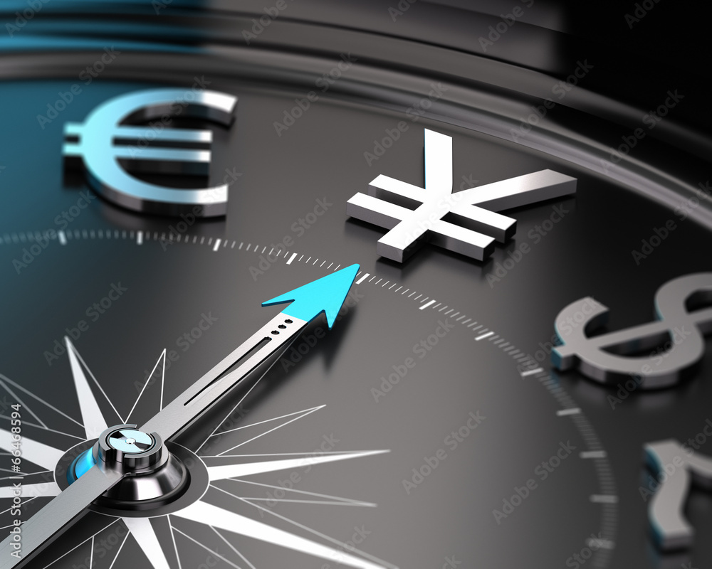 Japanese Yen Currency - JPY Concept