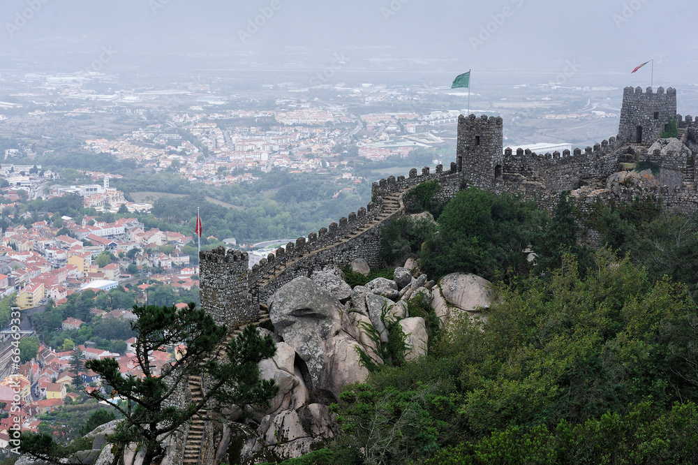 The Castle of the Moors (Castelo dos Mouros), Sintra, Portugal