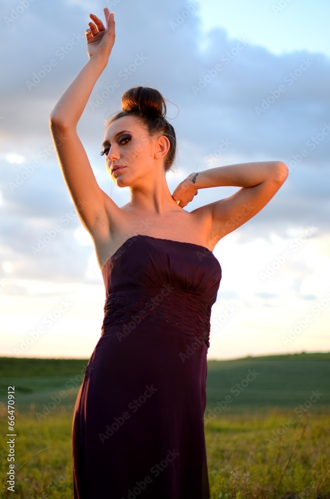 Beautiful girl outdoor portrait Beautiful girl outdoor portrait
