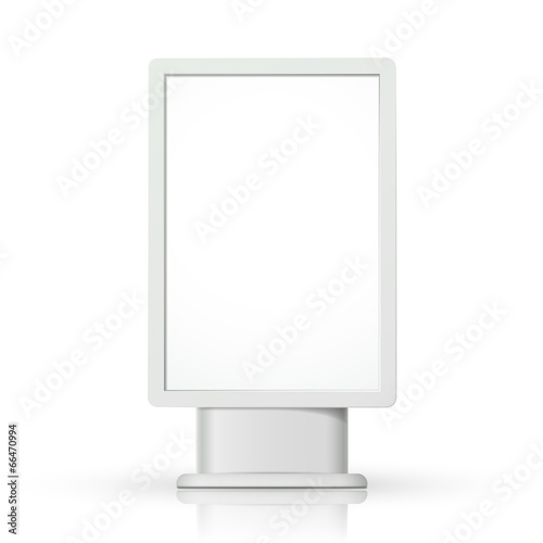 3d vector vertical blank lightbox template