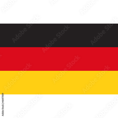 Flag of Germany. Flagge Deutschland. Drapeau de l Allemagne.