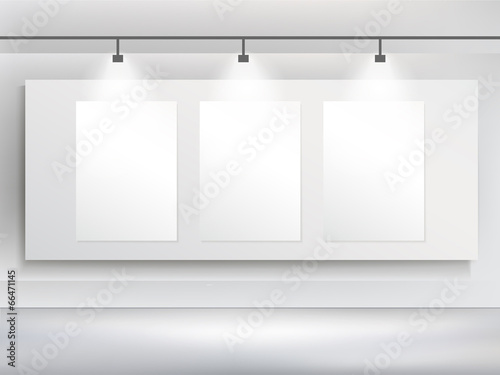 vector 3d blank billboard template