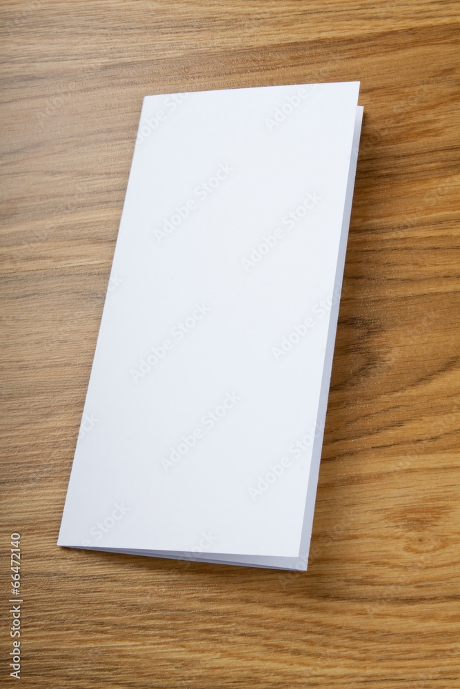 blank white folding paper flyer blank white folding paper flyer
