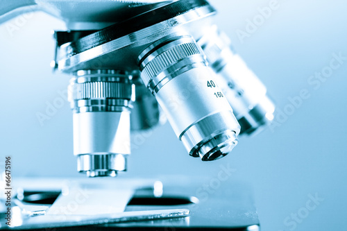 Quadro su tela Scientific microscope